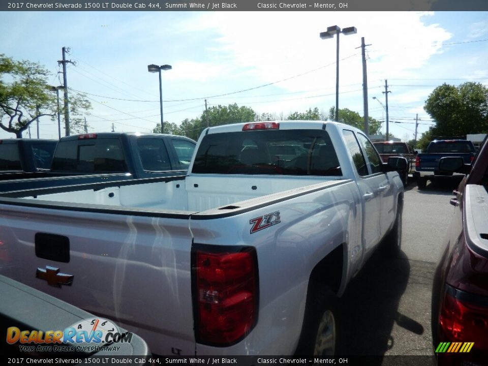 2017 Chevrolet Silverado 1500 LT Double Cab 4x4 Summit White / Jet Black Photo #4