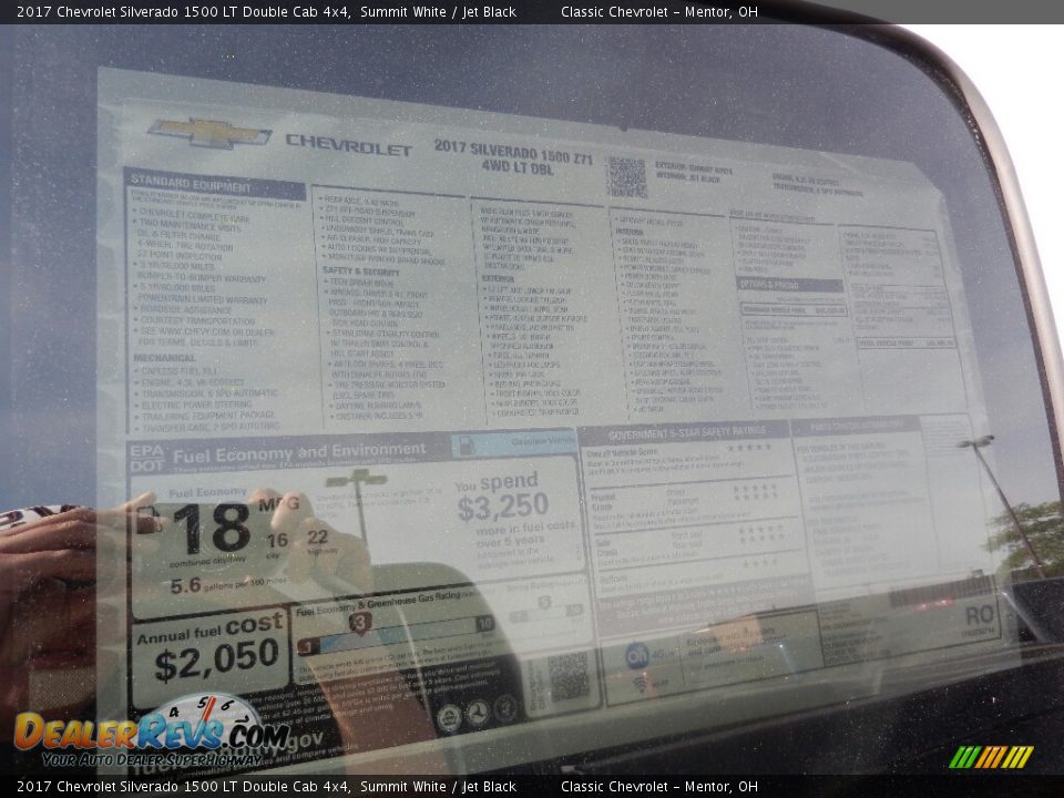 2017 Chevrolet Silverado 1500 LT Double Cab 4x4 Summit White / Jet Black Photo #6