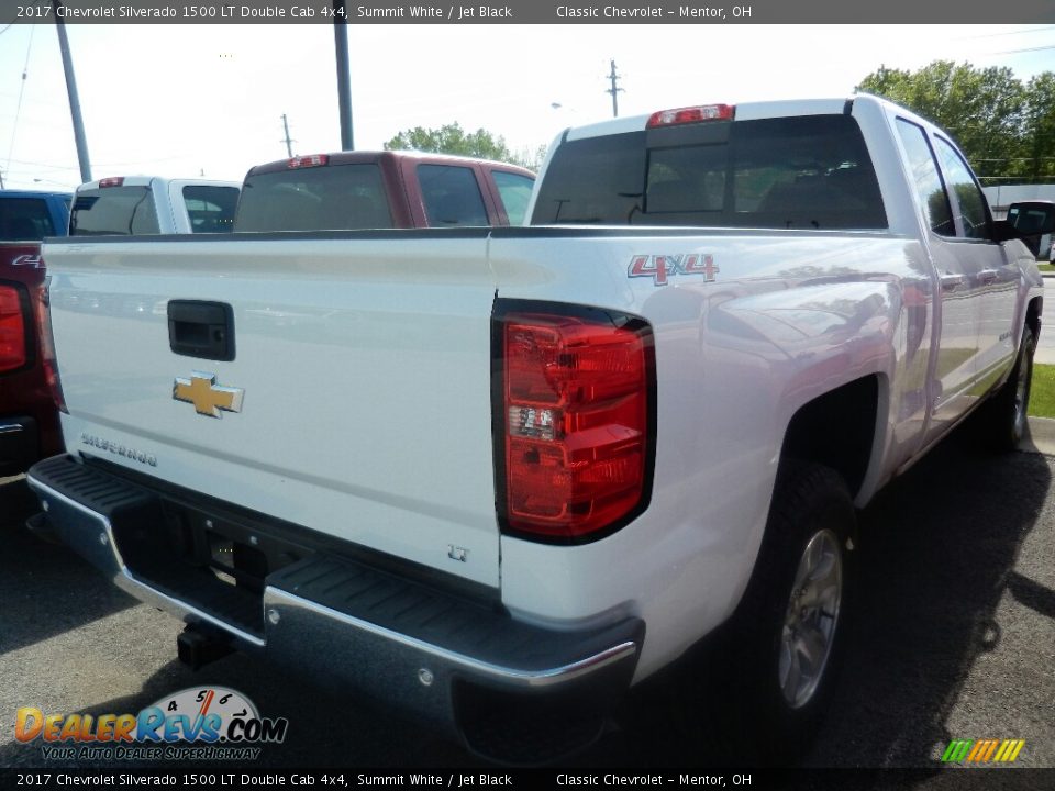 2017 Chevrolet Silverado 1500 LT Double Cab 4x4 Summit White / Jet Black Photo #4