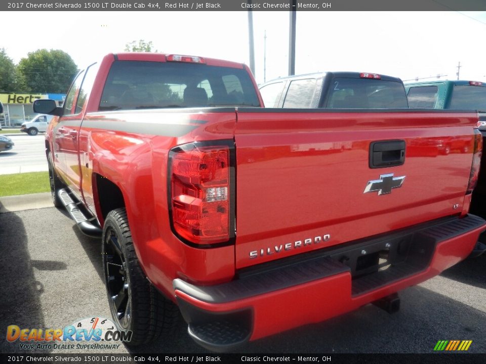 2017 Chevrolet Silverado 1500 LT Double Cab 4x4 Red Hot / Jet Black Photo #5