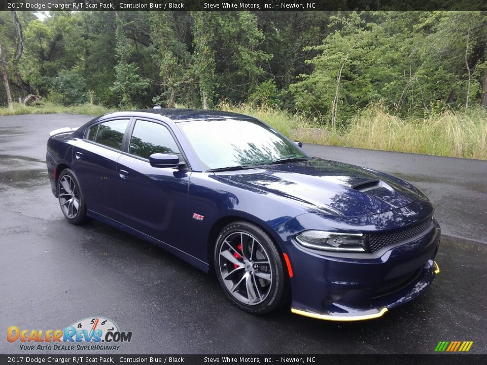 2017 Dodge Charger R/T Scat Pack Contusion Blue / Black Photo #4