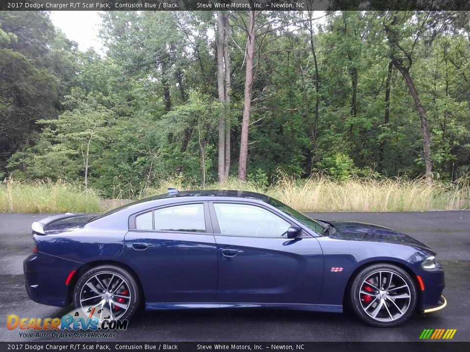 2017 Dodge Charger R/T Scat Pack Contusion Blue / Black Photo #5
