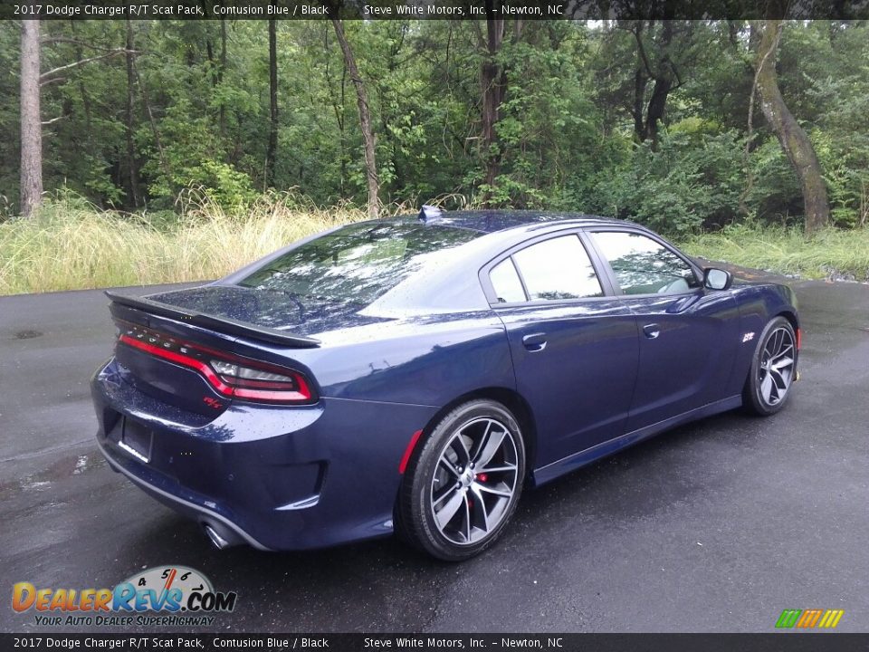 2017 Dodge Charger R/T Scat Pack Contusion Blue / Black Photo #6