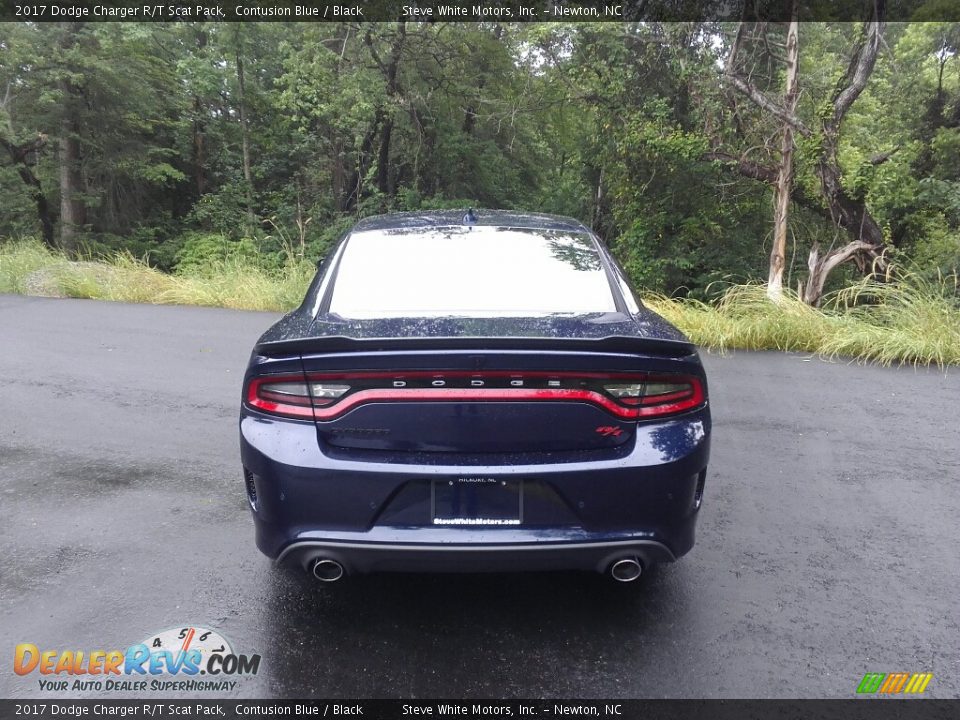 2017 Dodge Charger R/T Scat Pack Contusion Blue / Black Photo #7