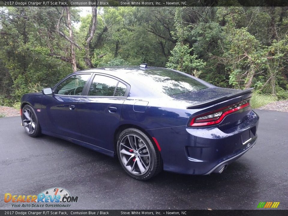 2017 Dodge Charger R/T Scat Pack Contusion Blue / Black Photo #9