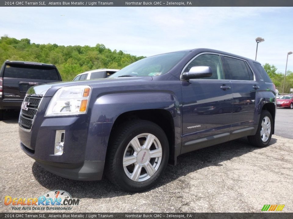 2014 GMC Terrain SLE Atlantis Blue Metallic / Light Titanium Photo #1
