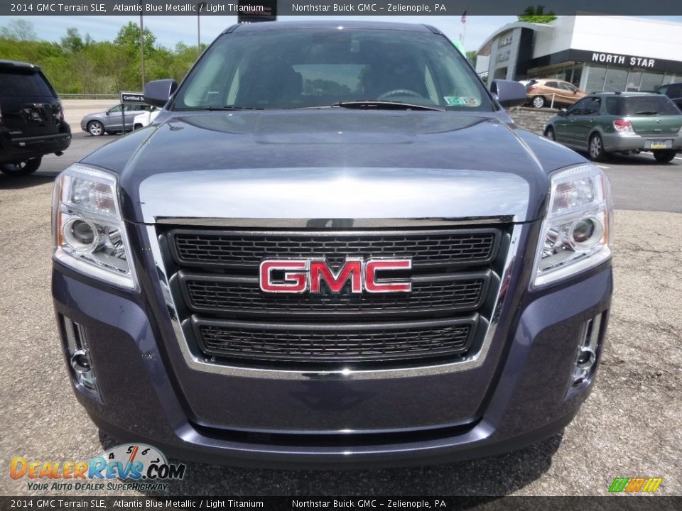 2014 GMC Terrain SLE Atlantis Blue Metallic / Light Titanium Photo #2