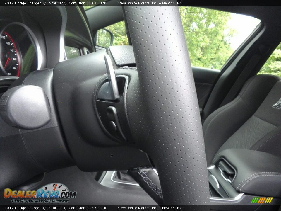 2017 Dodge Charger R/T Scat Pack Contusion Blue / Black Photo #12
