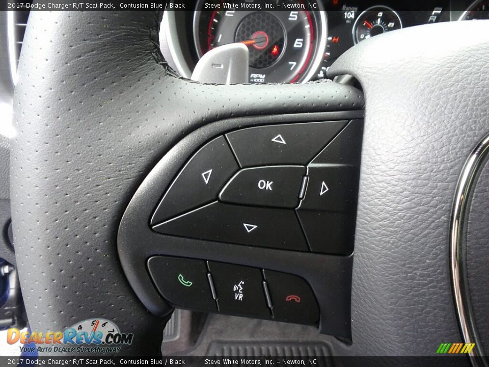 2017 Dodge Charger R/T Scat Pack Contusion Blue / Black Photo #13