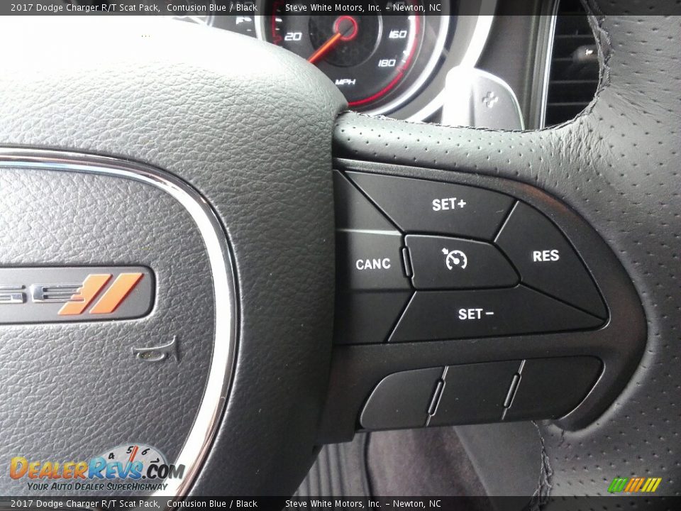 2017 Dodge Charger R/T Scat Pack Contusion Blue / Black Photo #14