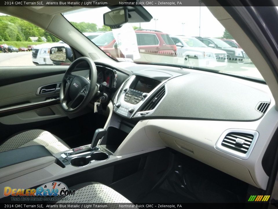 2014 GMC Terrain SLE Atlantis Blue Metallic / Light Titanium Photo #6