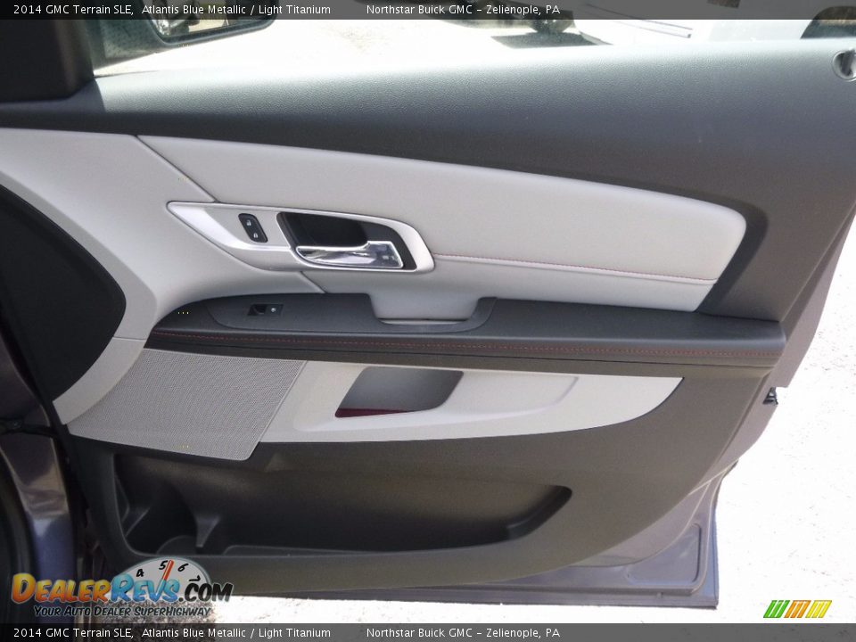 2014 GMC Terrain SLE Atlantis Blue Metallic / Light Titanium Photo #7