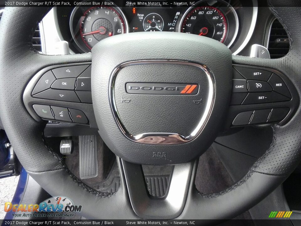 2017 Dodge Charger R/T Scat Pack Contusion Blue / Black Photo #15