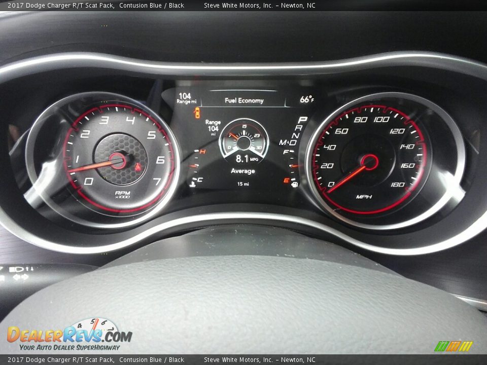 2017 Dodge Charger R/T Scat Pack Contusion Blue / Black Photo #16