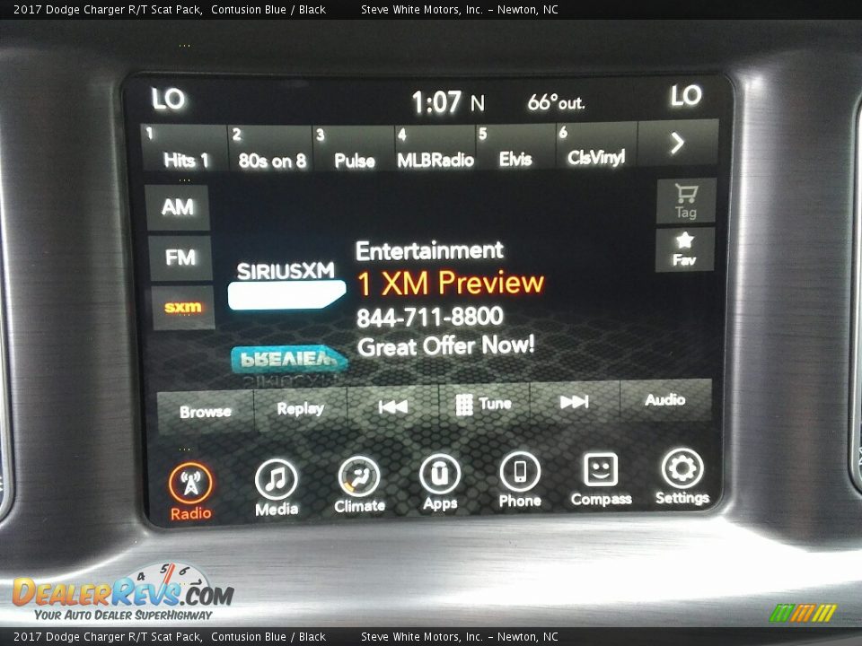 2017 Dodge Charger R/T Scat Pack Contusion Blue / Black Photo #17