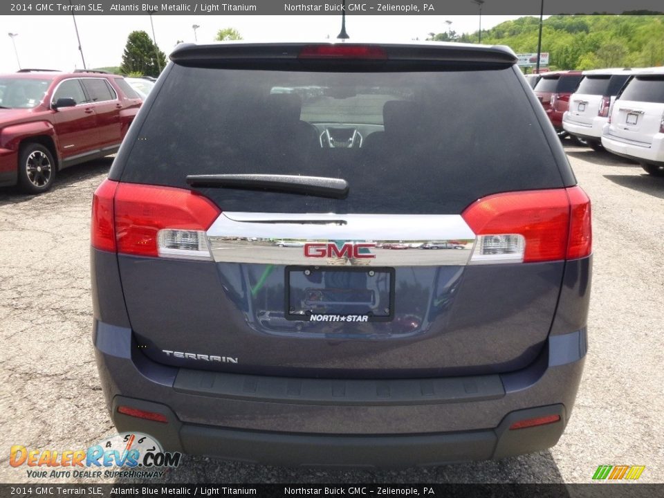 2014 GMC Terrain SLE Atlantis Blue Metallic / Light Titanium Photo #10