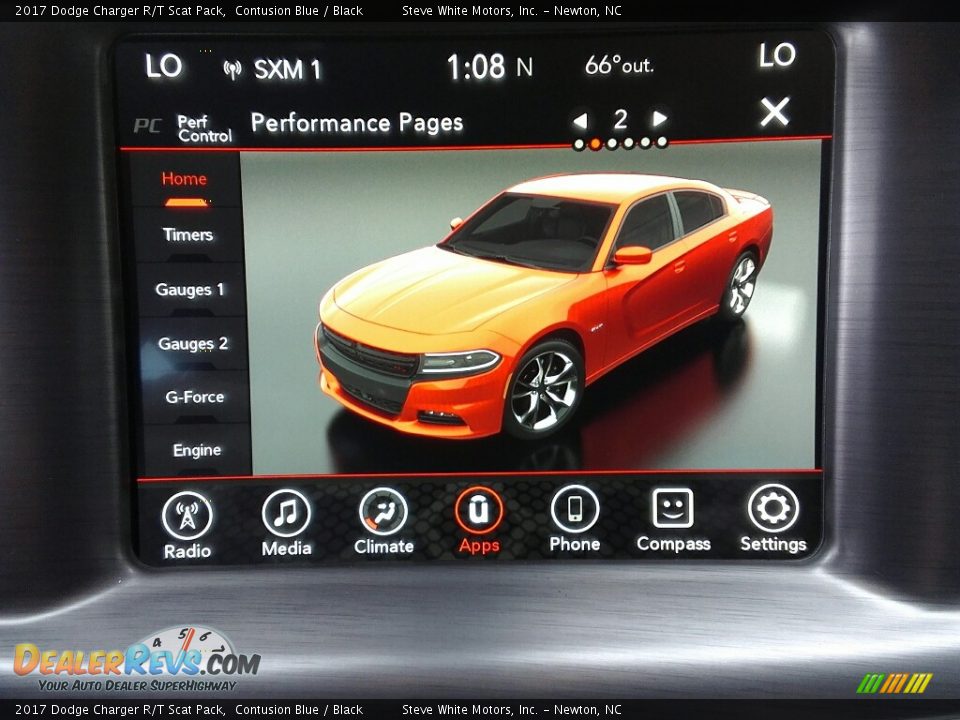 2017 Dodge Charger R/T Scat Pack Contusion Blue / Black Photo #21