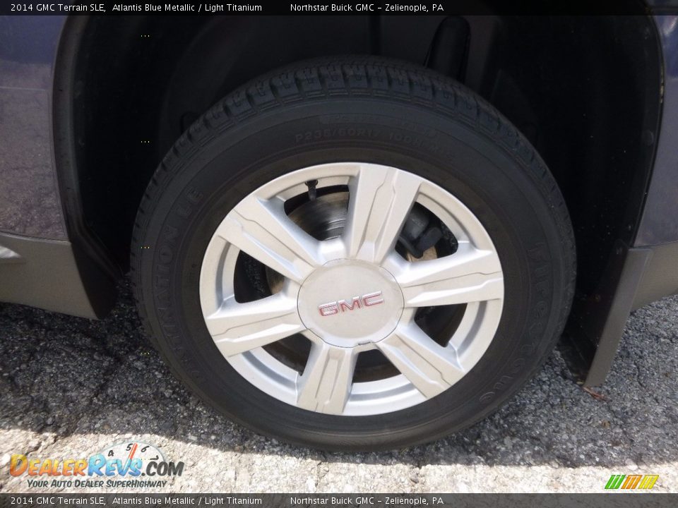 2014 GMC Terrain SLE Atlantis Blue Metallic / Light Titanium Photo #14