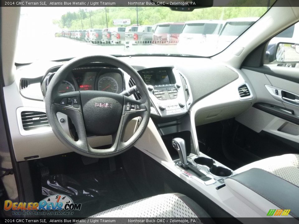 2014 GMC Terrain SLE Atlantis Blue Metallic / Light Titanium Photo #17