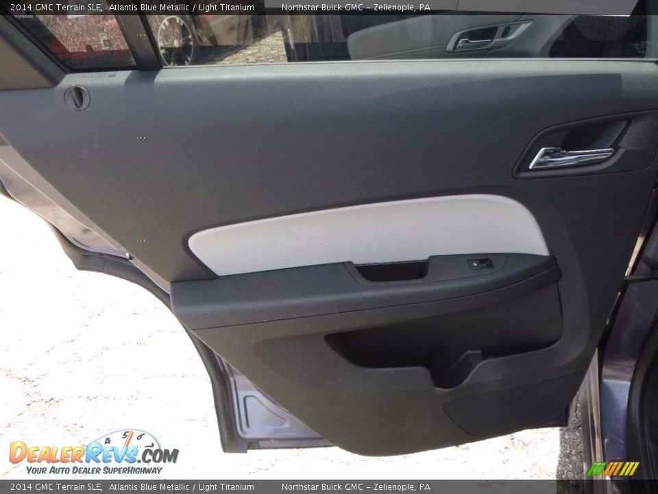 2014 GMC Terrain SLE Atlantis Blue Metallic / Light Titanium Photo #18