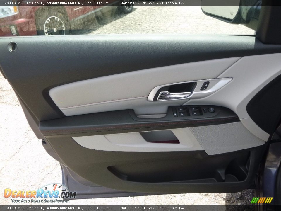 2014 GMC Terrain SLE Atlantis Blue Metallic / Light Titanium Photo #19