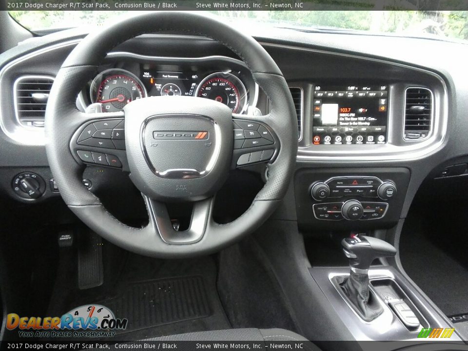 2017 Dodge Charger R/T Scat Pack Contusion Blue / Black Photo #26
