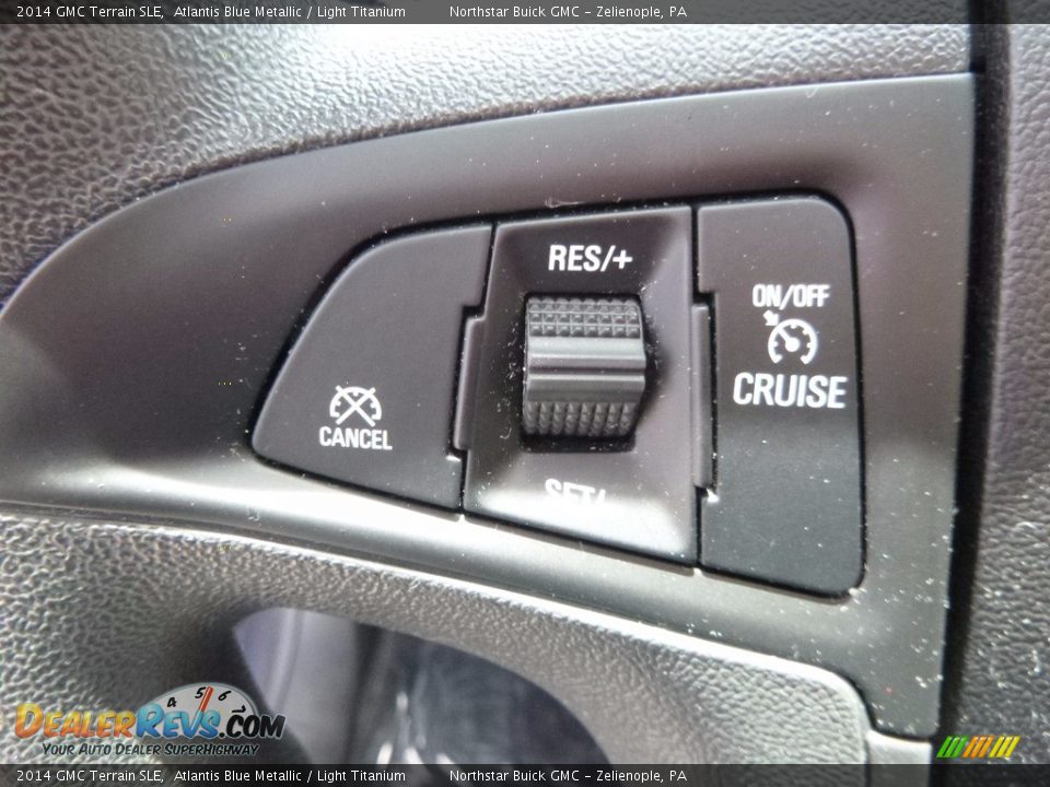 2014 GMC Terrain SLE Atlantis Blue Metallic / Light Titanium Photo #24