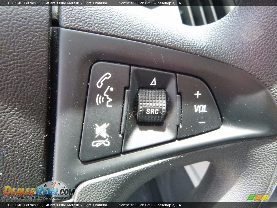 2014 GMC Terrain SLE Atlantis Blue Metallic / Light Titanium Photo #25