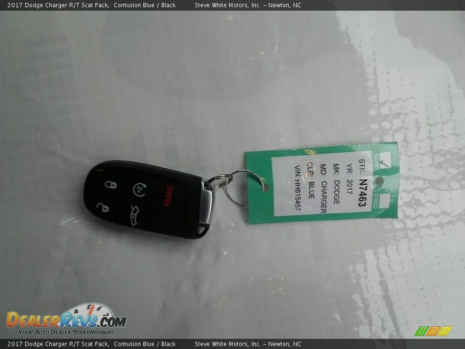 2017 Dodge Charger R/T Scat Pack Contusion Blue / Black Photo #32