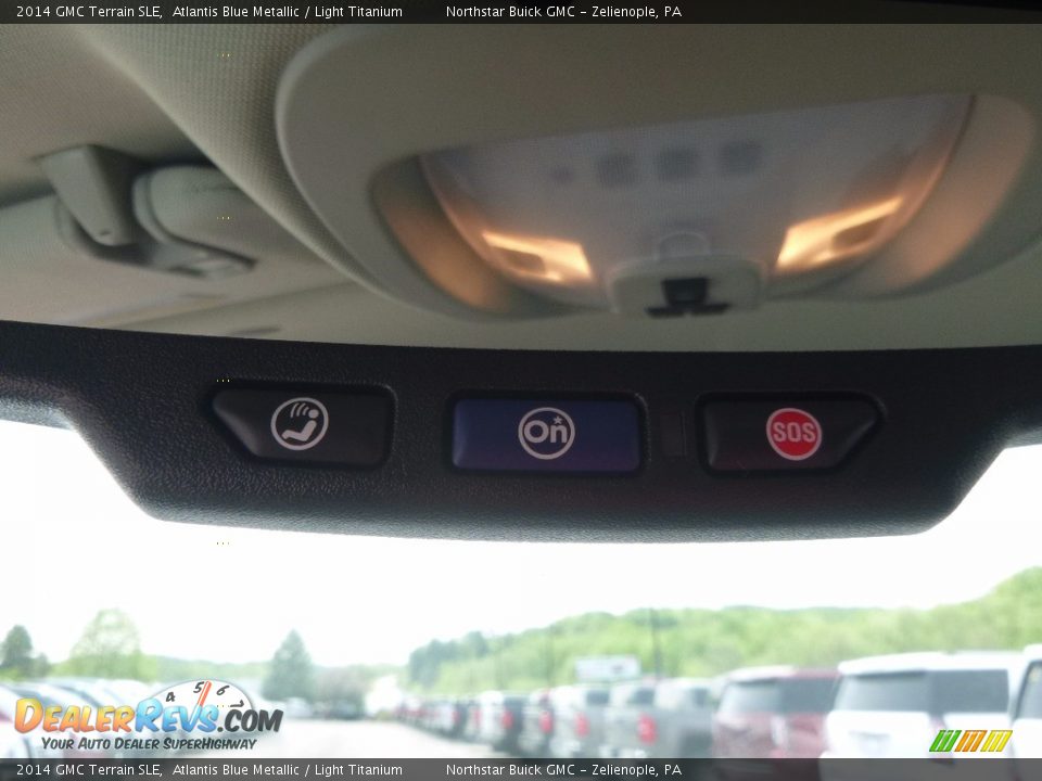 2014 GMC Terrain SLE Atlantis Blue Metallic / Light Titanium Photo #26