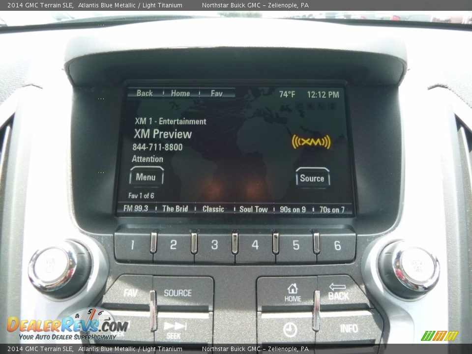 2014 GMC Terrain SLE Atlantis Blue Metallic / Light Titanium Photo #27