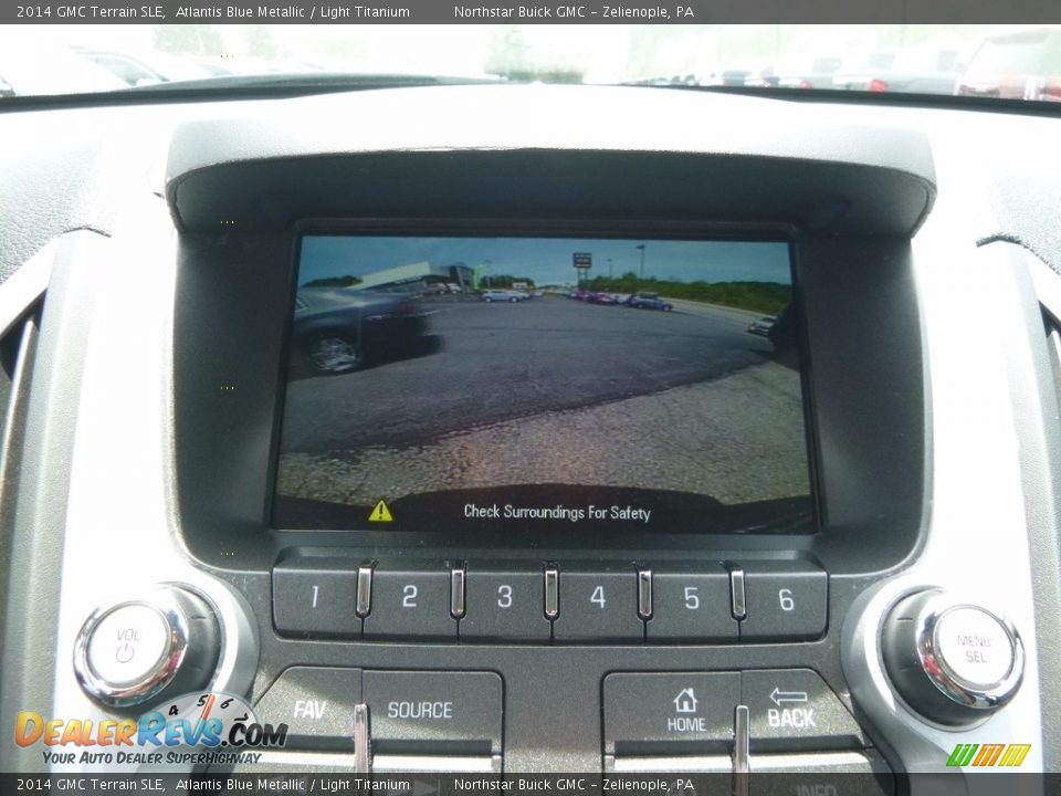 2014 GMC Terrain SLE Atlantis Blue Metallic / Light Titanium Photo #28