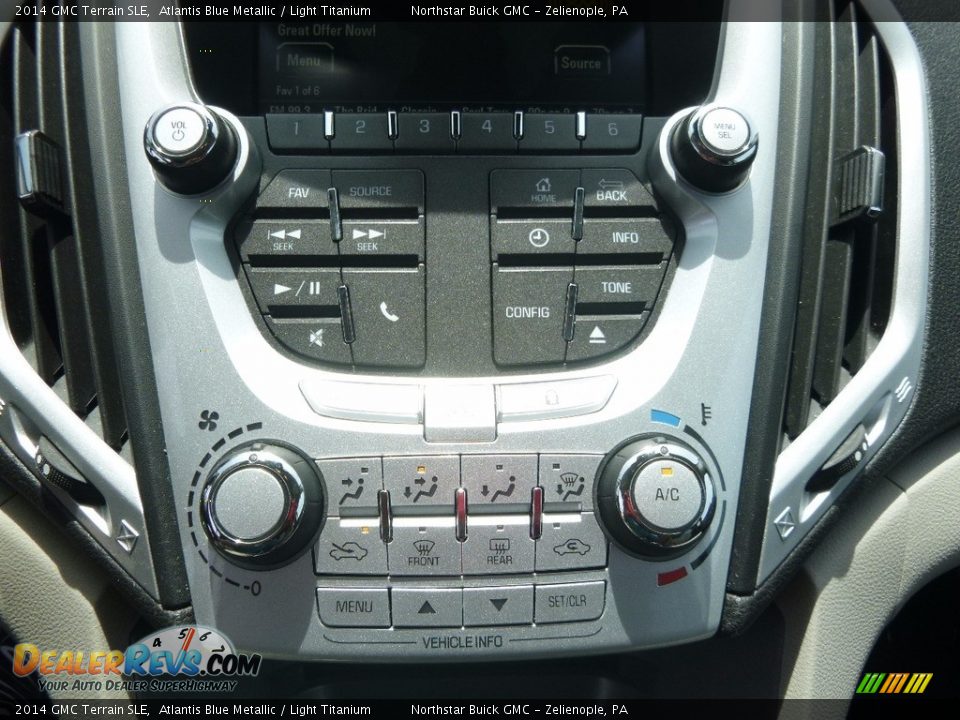 2014 GMC Terrain SLE Atlantis Blue Metallic / Light Titanium Photo #29