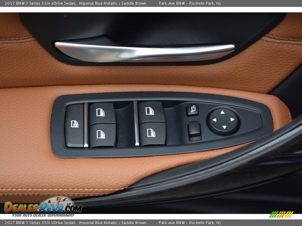 2017 BMW 3 Series 330i xDrive Sedan Imperial Blue Metallic / Saddle Brown Photo #9
