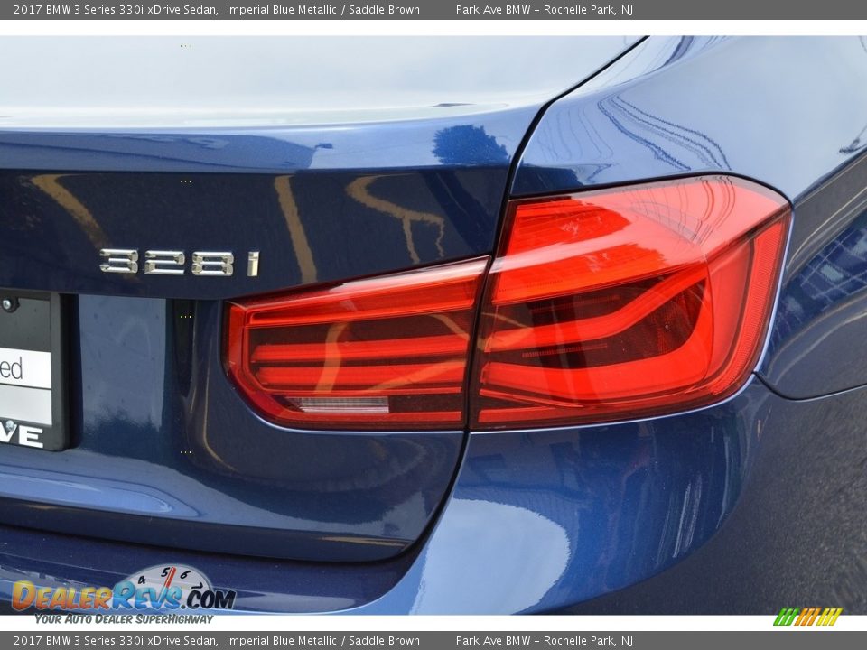 2017 BMW 3 Series 330i xDrive Sedan Imperial Blue Metallic / Saddle Brown Photo #23