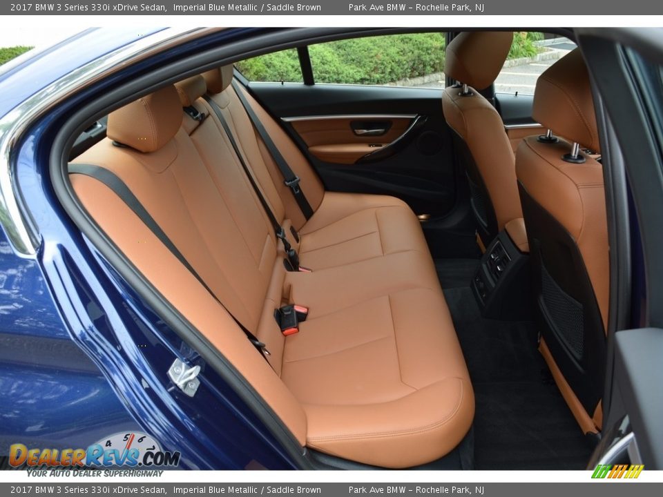 2017 BMW 3 Series 330i xDrive Sedan Imperial Blue Metallic / Saddle Brown Photo #25