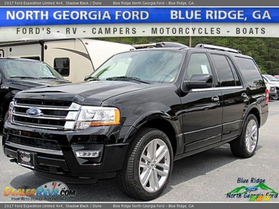 2017 Ford Expedition Limited 4x4 Shadow Black / Dune Photo #1