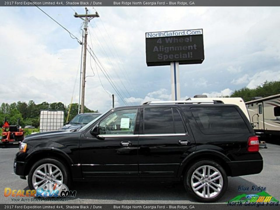 2017 Ford Expedition Limited 4x4 Shadow Black / Dune Photo #2