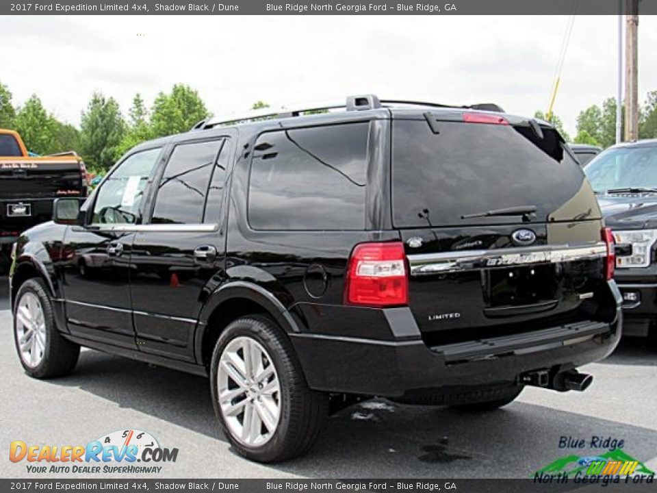 2017 Ford Expedition Limited 4x4 Shadow Black / Dune Photo #3