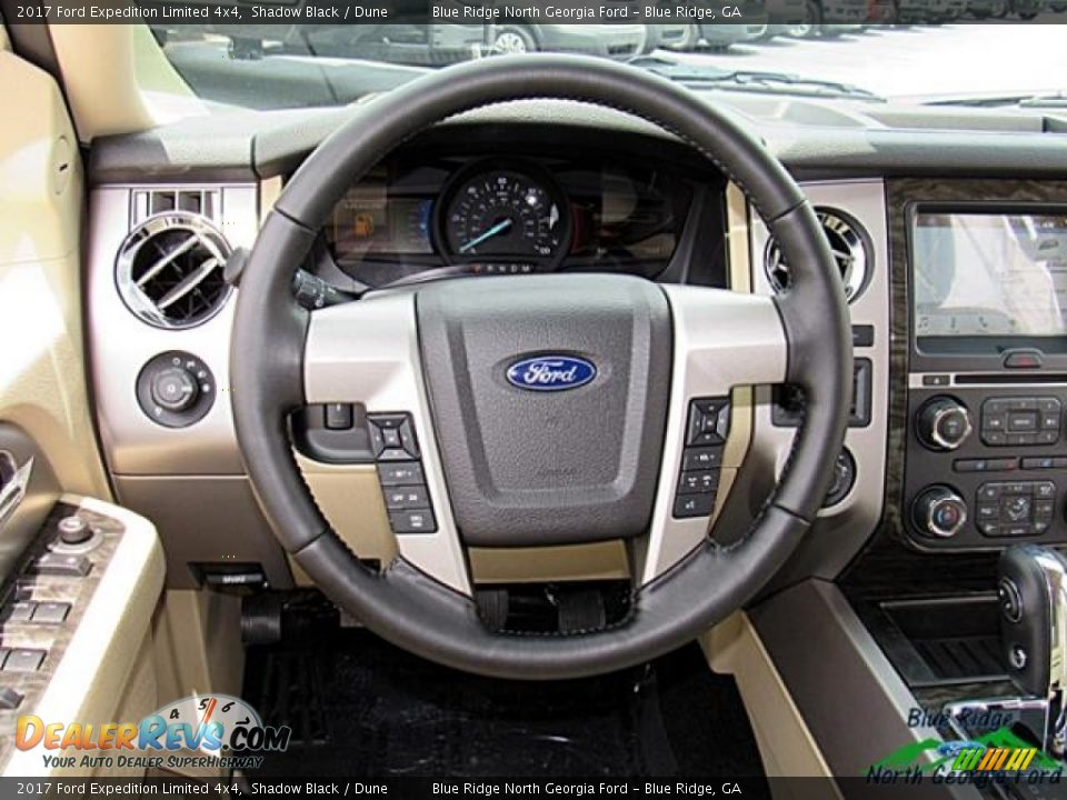 2017 Ford Expedition Limited 4x4 Shadow Black / Dune Photo #11