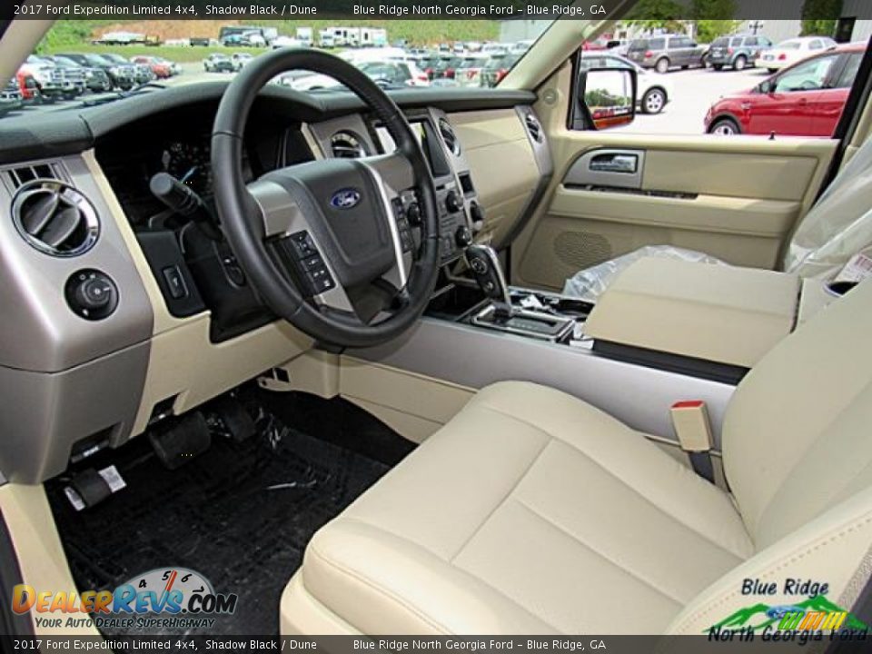 2017 Ford Expedition Limited 4x4 Shadow Black / Dune Photo #34