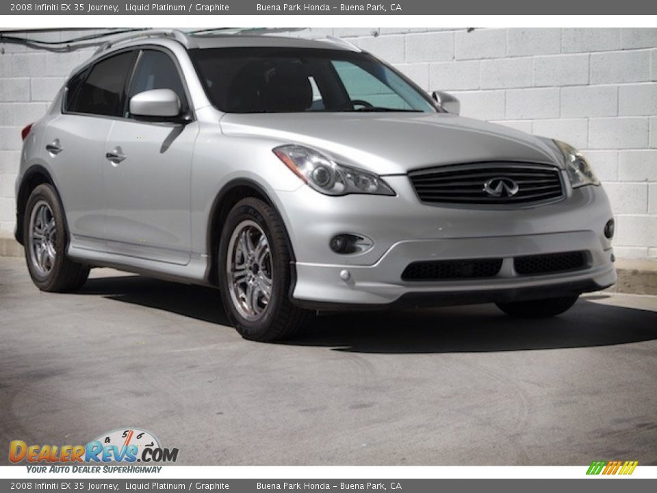 2008 Infiniti EX 35 Journey Liquid Platinum / Graphite Photo #1