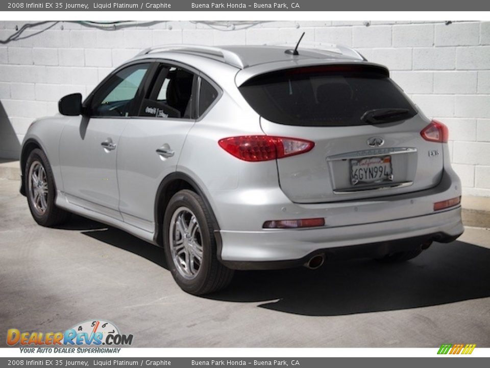 2008 Infiniti EX 35 Journey Liquid Platinum / Graphite Photo #2