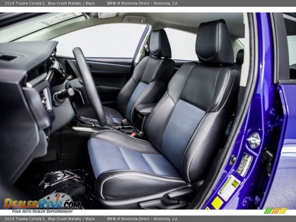 2014 Toyota Corolla S Blue Crush Metallic / Black Photo #16
