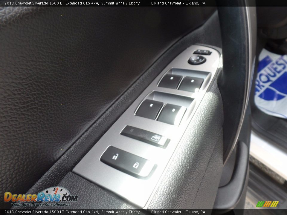 2013 Chevrolet Silverado 1500 LT Extended Cab 4x4 Summit White / Ebony Photo #16