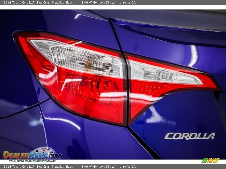 2014 Toyota Corolla S Blue Crush Metallic / Black Photo #24