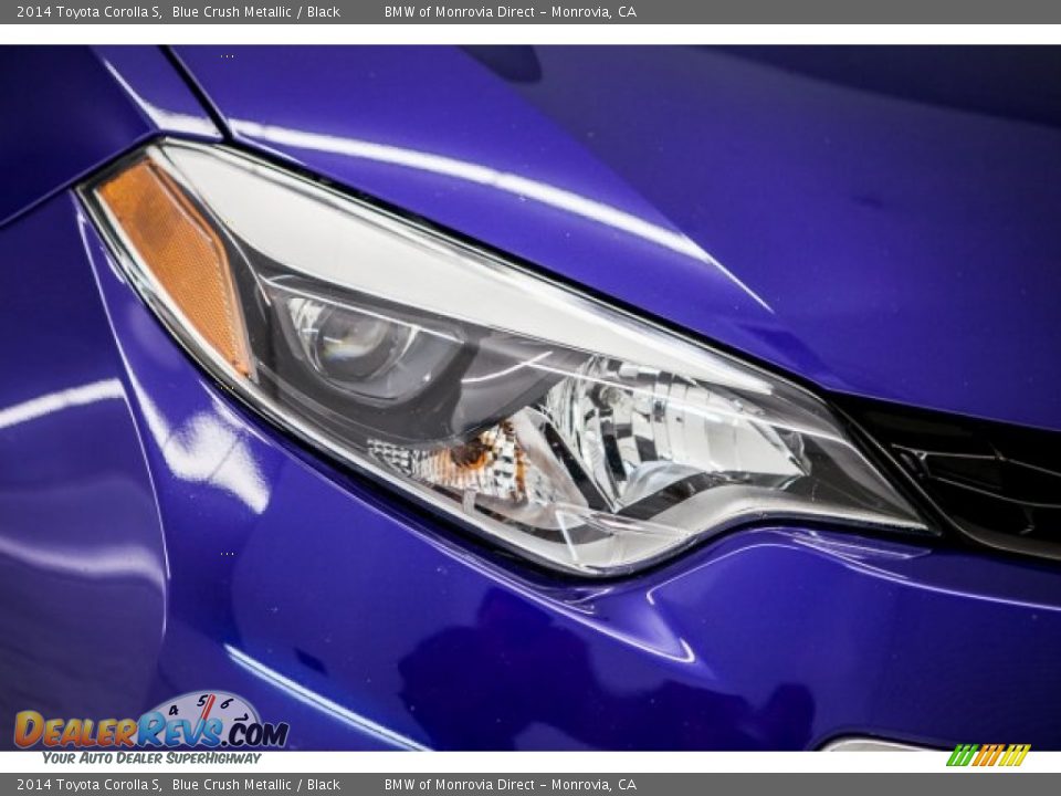 2014 Toyota Corolla S Blue Crush Metallic / Black Photo #29
