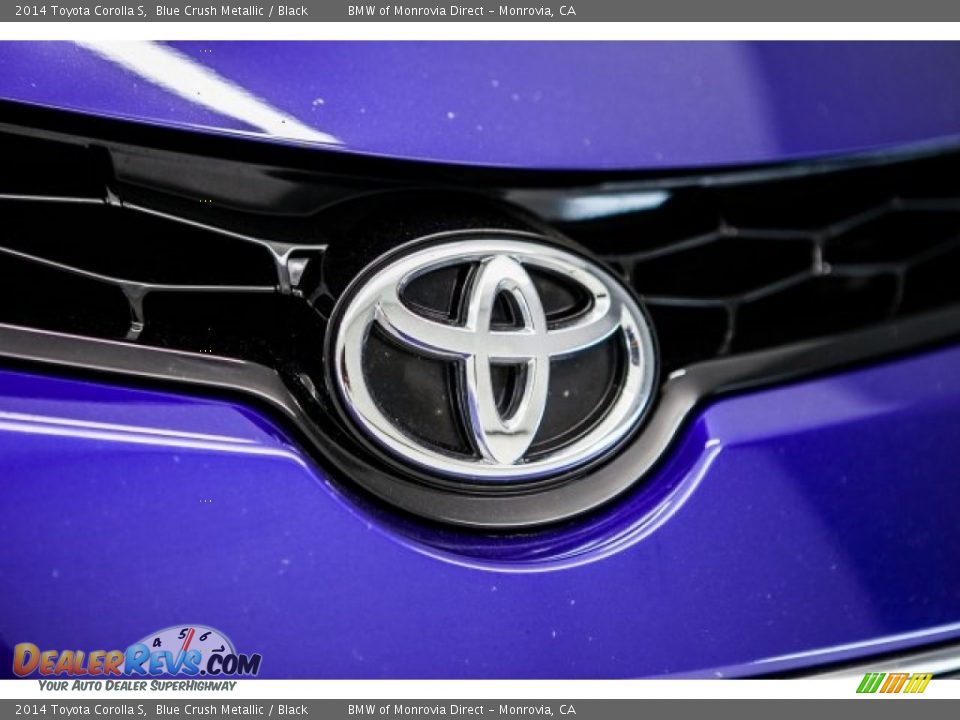 2014 Toyota Corolla S Blue Crush Metallic / Black Photo #30