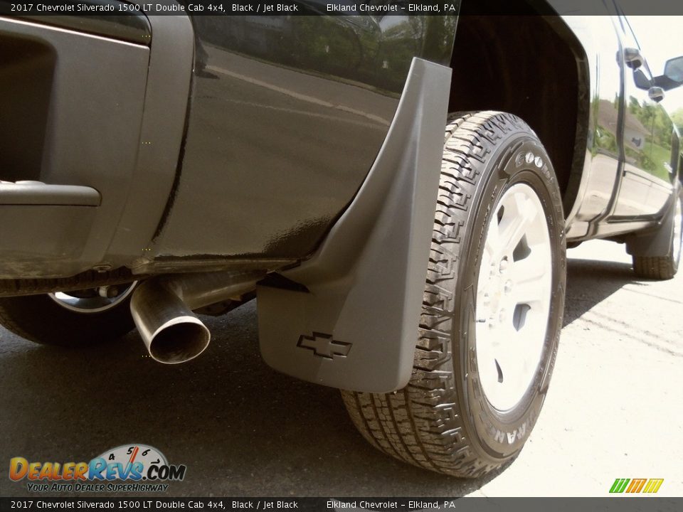 2017 Chevrolet Silverado 1500 LT Double Cab 4x4 Black / Jet Black Photo #6