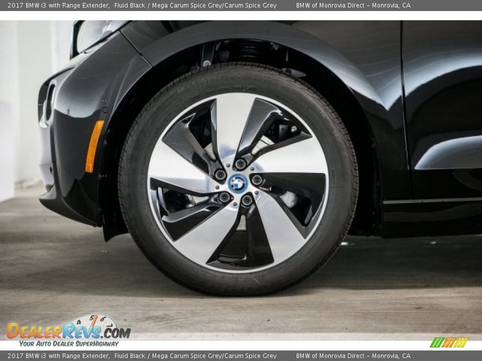 2017 BMW i3 with Range Extender Fluid Black / Mega Carum Spice Grey/Carum Spice Grey Photo #9